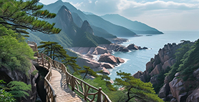 A4線《婺里望山》望仙谷、醉美篁嶺-鮮花小鎮(zhèn)、